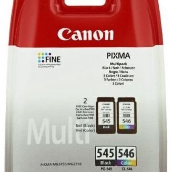 PG-545/CL-546 MULTIPACK CANON INK CARTRIDGES 8714574605517