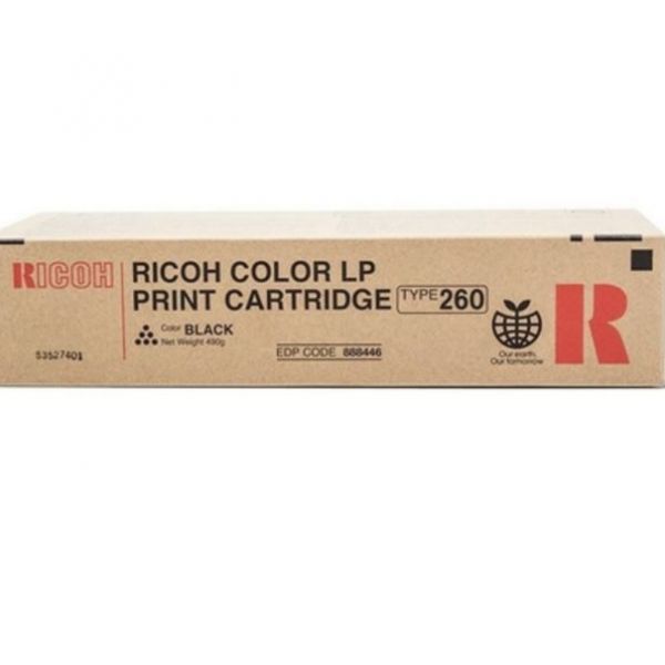 Ricoh Type 260 BK 888446  oriģ. toneris, melns ( Toner Ricoh Original Type 260 Black 888446)