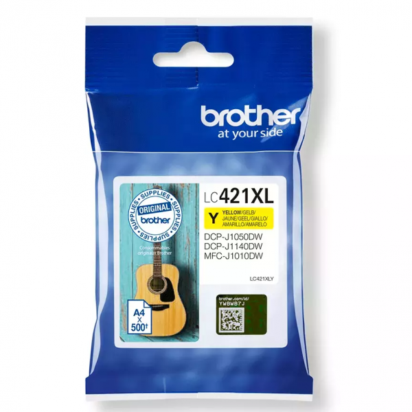 LC-421XLY Brother tintes kasetne, dzeltena