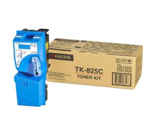 TK-825C toneris oriģ. Kyocera zils (Kyocera TK-825 Cyan Toner 1T02FZCEU0)