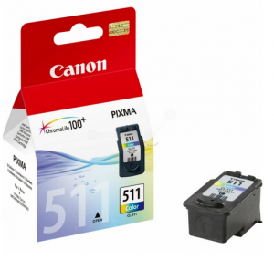 CL-511 tintes kasetne orģinālā krāsaina CANON 2972B001